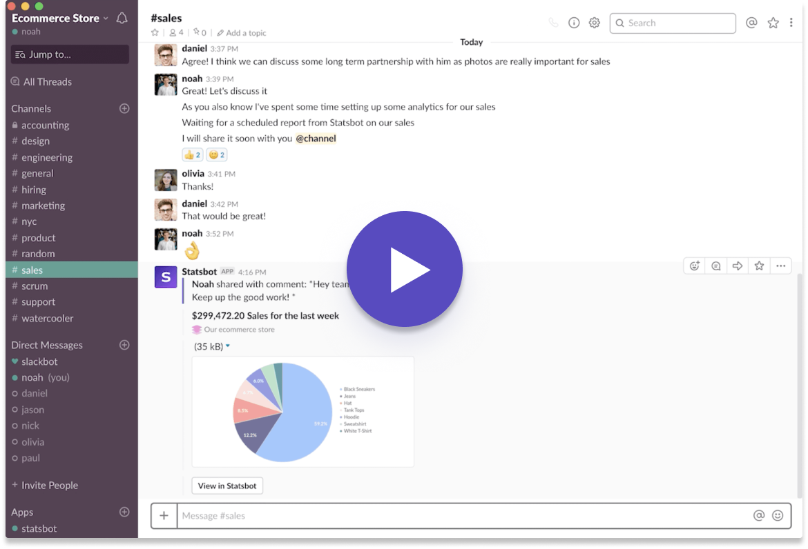 Statstbot Actions gallery image