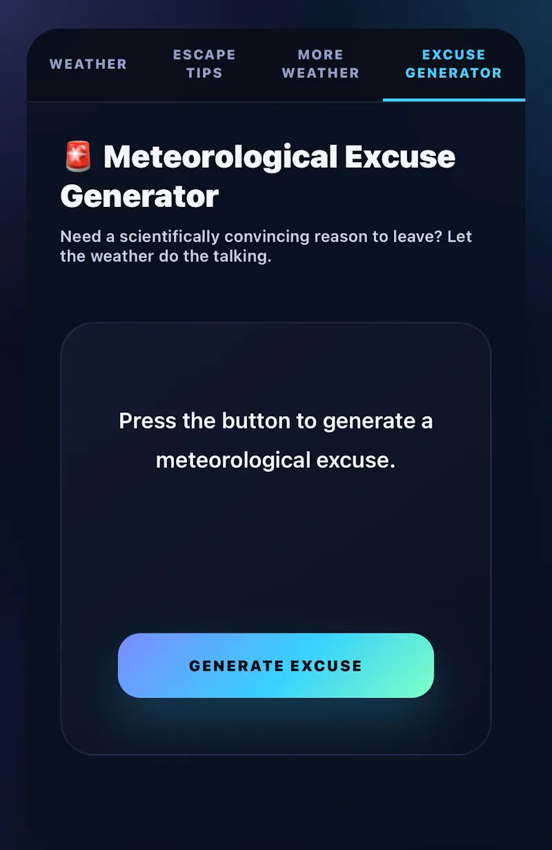 escape-weather screenshot 1