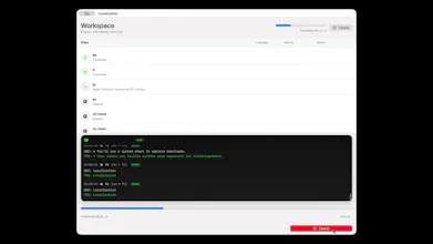Xcode .xcloc local AI localizer gallery image