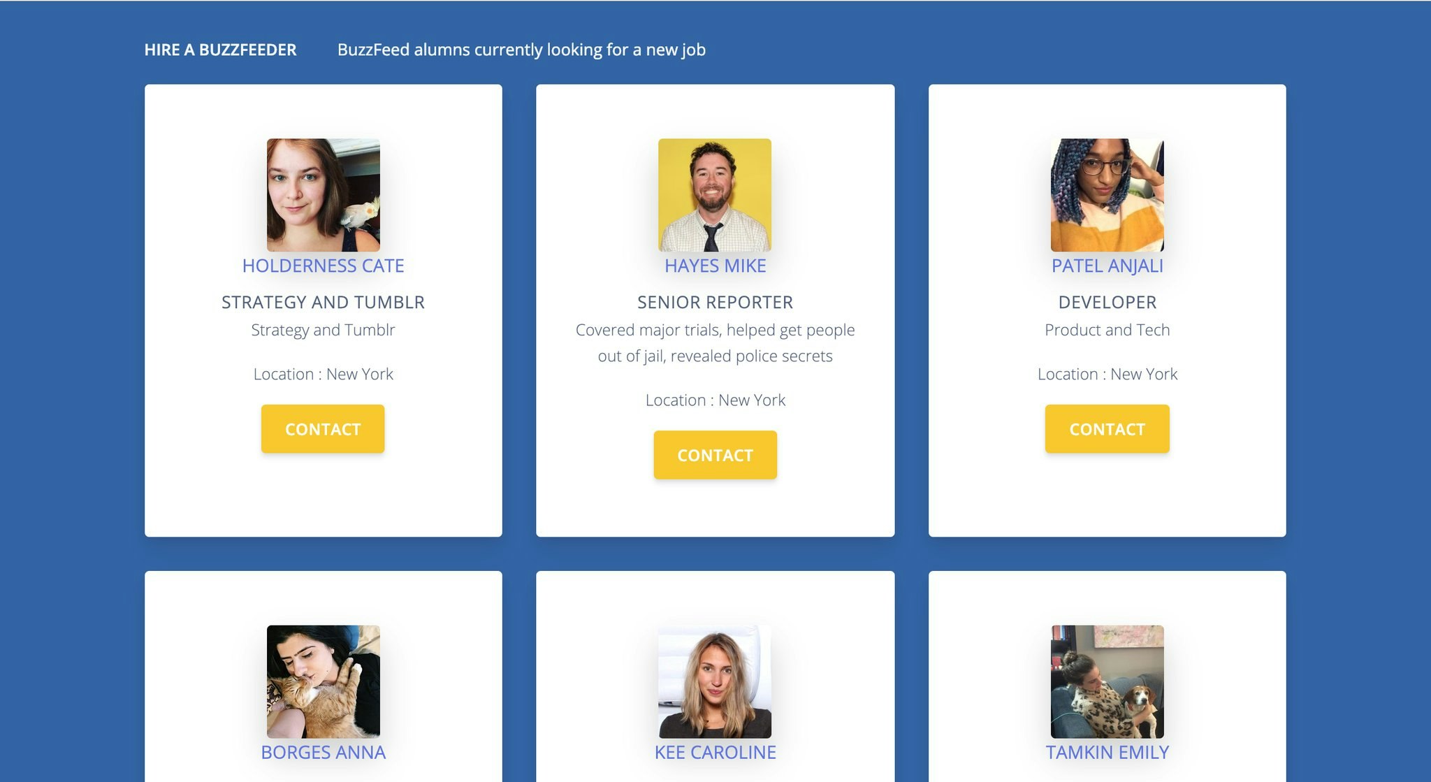 Hire a BuzzFeeder gallery image