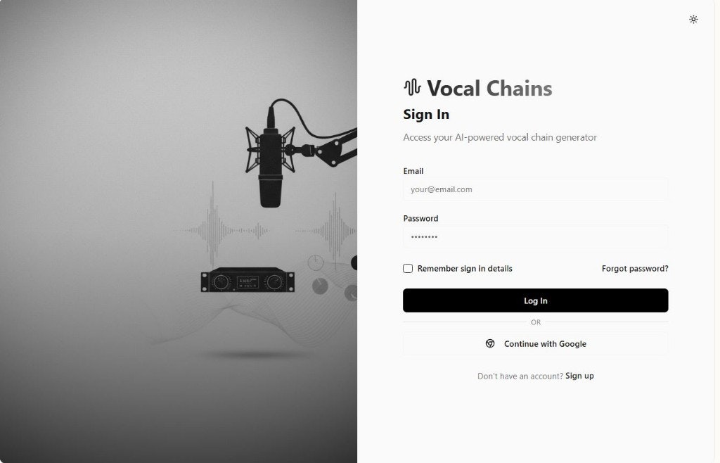 Vocal Chains gallery image