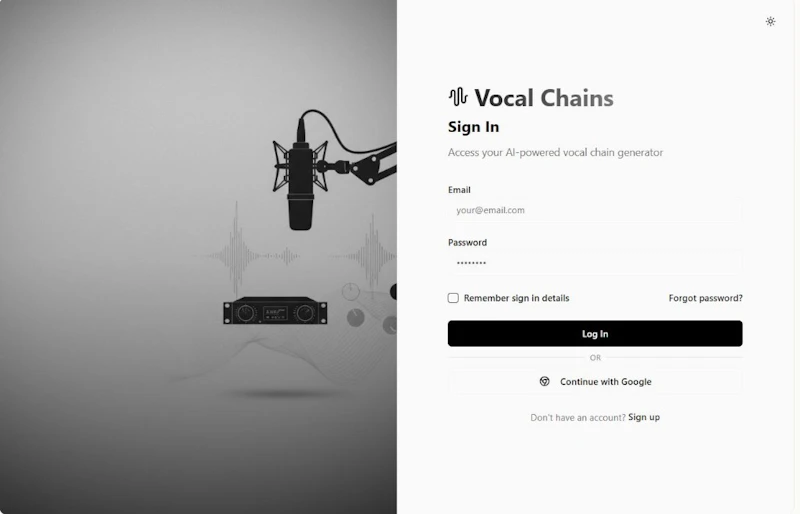 Vocal Chains screenshot 1