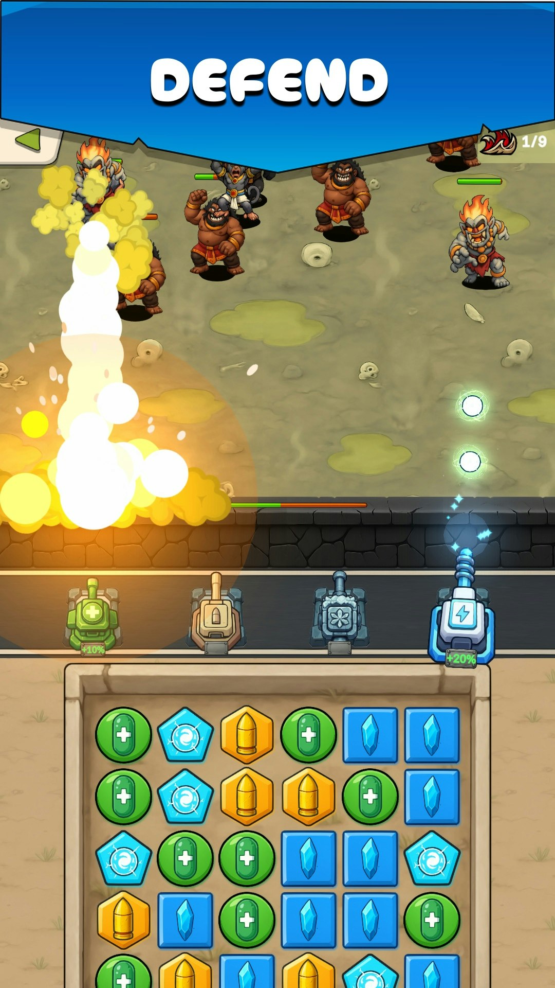 Asura Attack -Puzzle incontra la difesa della torre - Meccanico ibrido veloce e veloce, mitici Asura in attesa! media 2