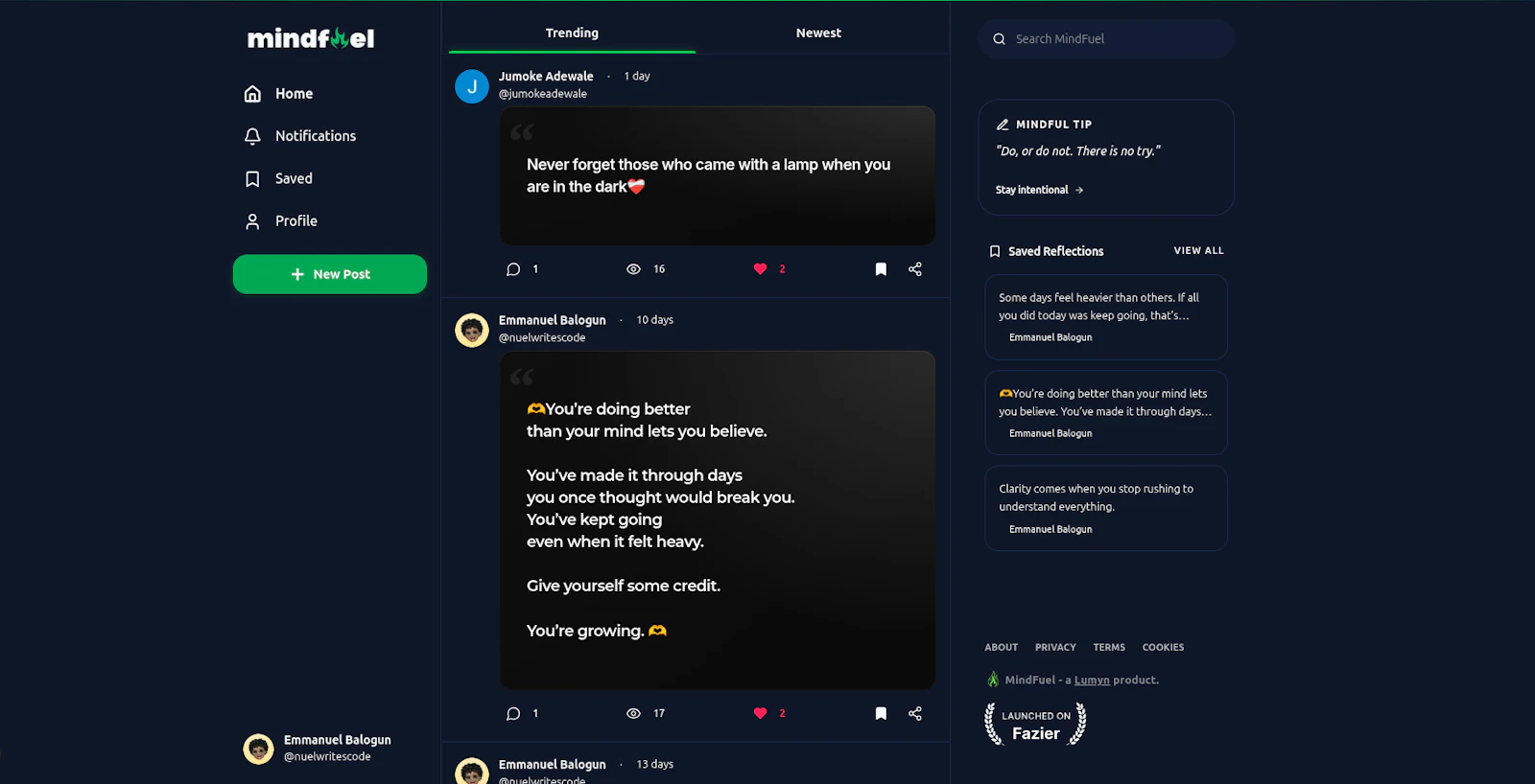 MindFuel screenshot 1