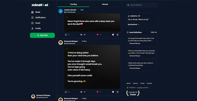 MindFuel screenshot 1