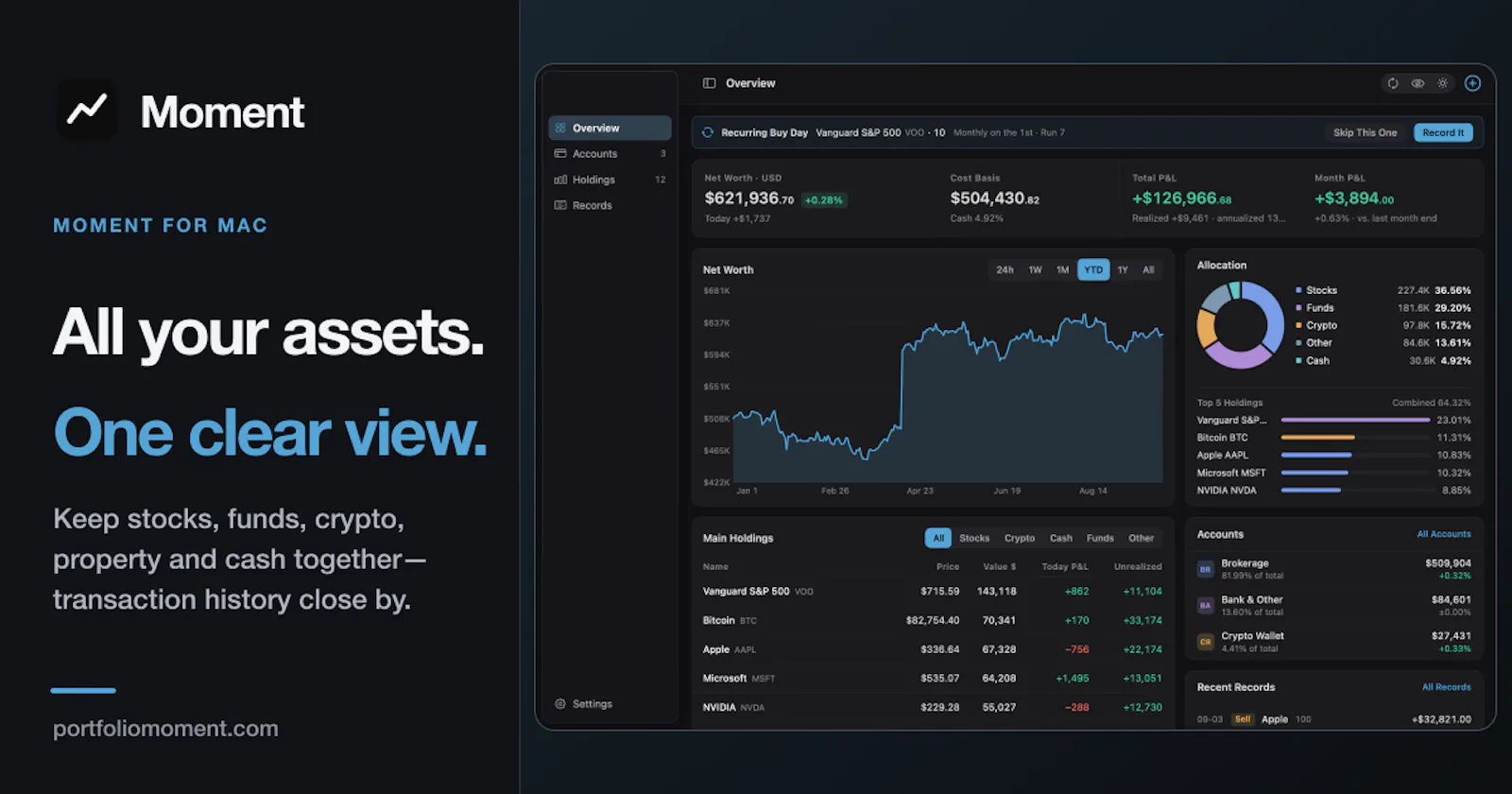 Moment screenshot 1