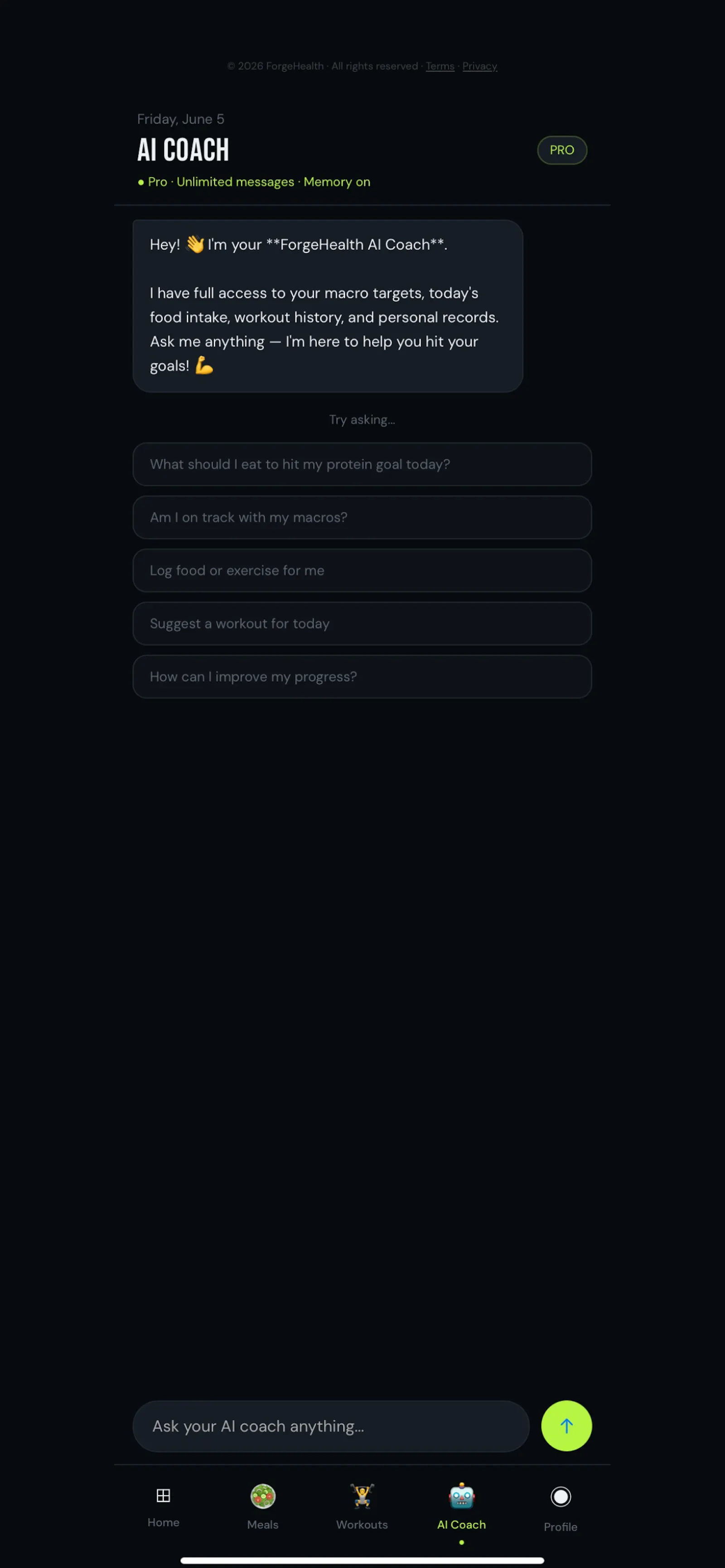 ForgeHealth — Health & Fitness screenshot 4