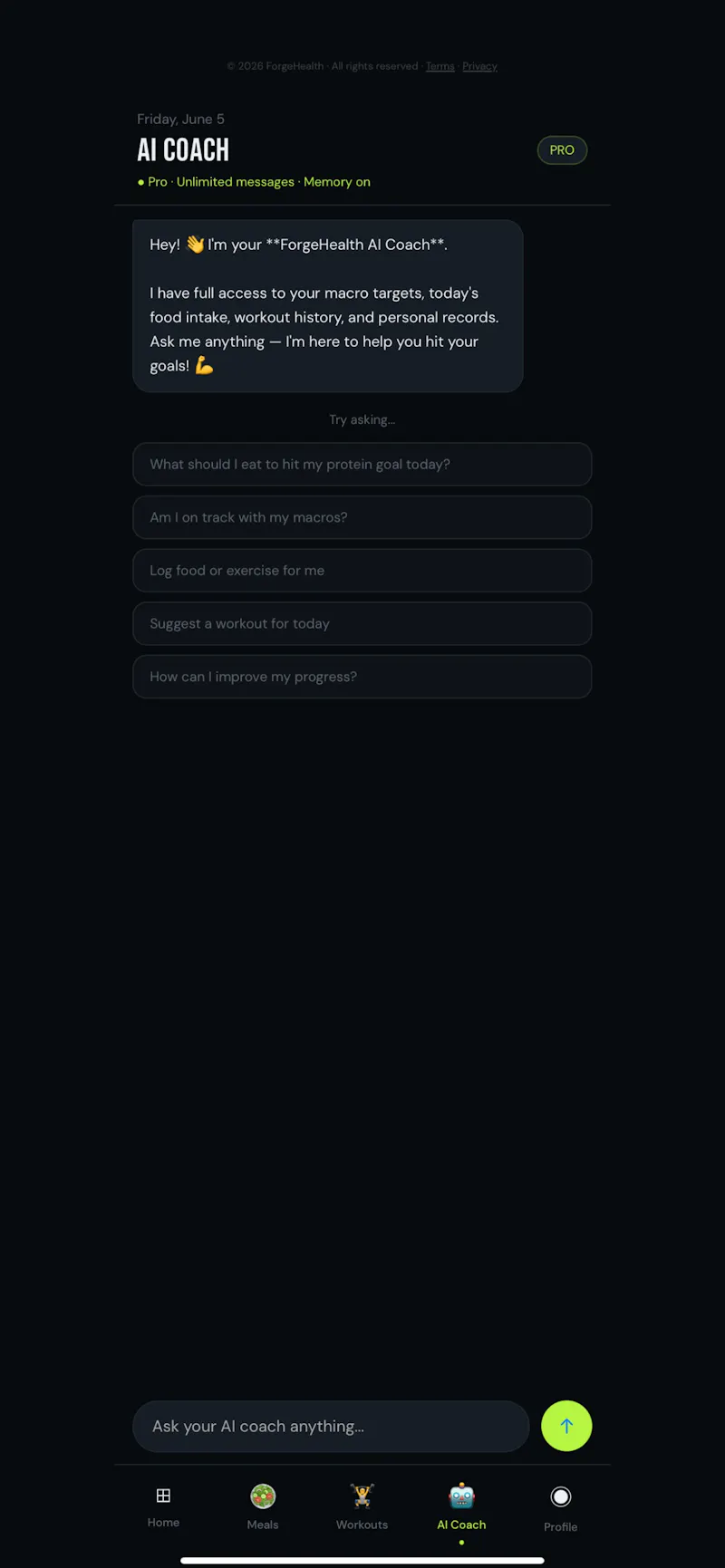 ForgeHealth — Health & Fitness screenshot 4