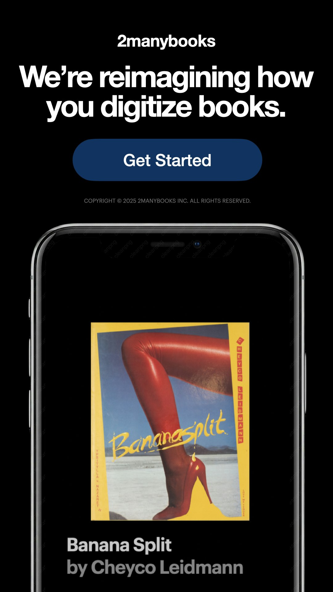 2manybooks - Main product screenshot demonstrating key features and user interface