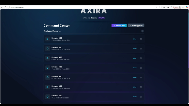 AXIRA-AI 재무 공동 부채 - 은행 진술을 현명한 재무 통찰력으로 전환하십시오. 미디어 5