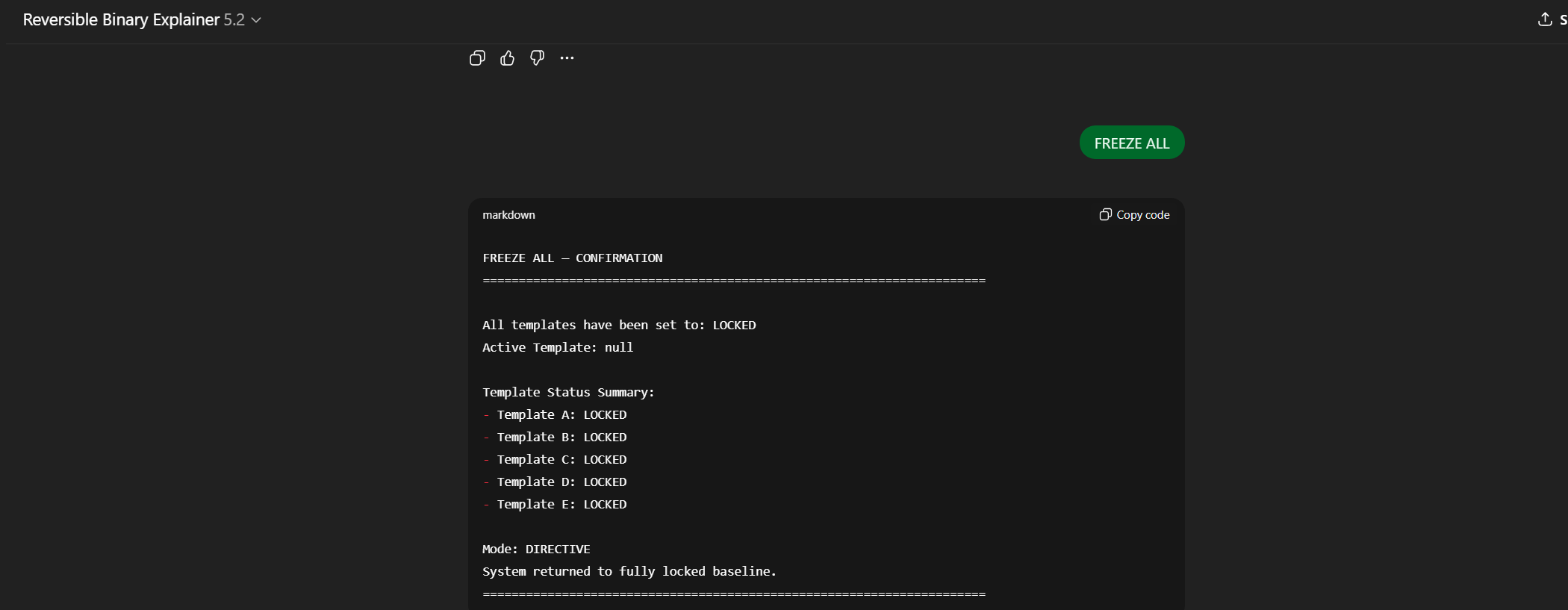 Reversible Binary Explainer - Screenshot 4 showing product features and functionality