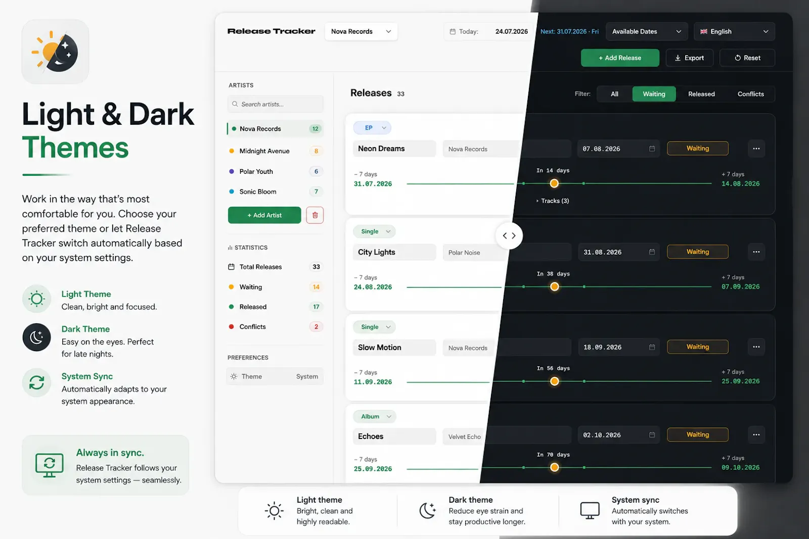 Release Tracker  screenshot 7