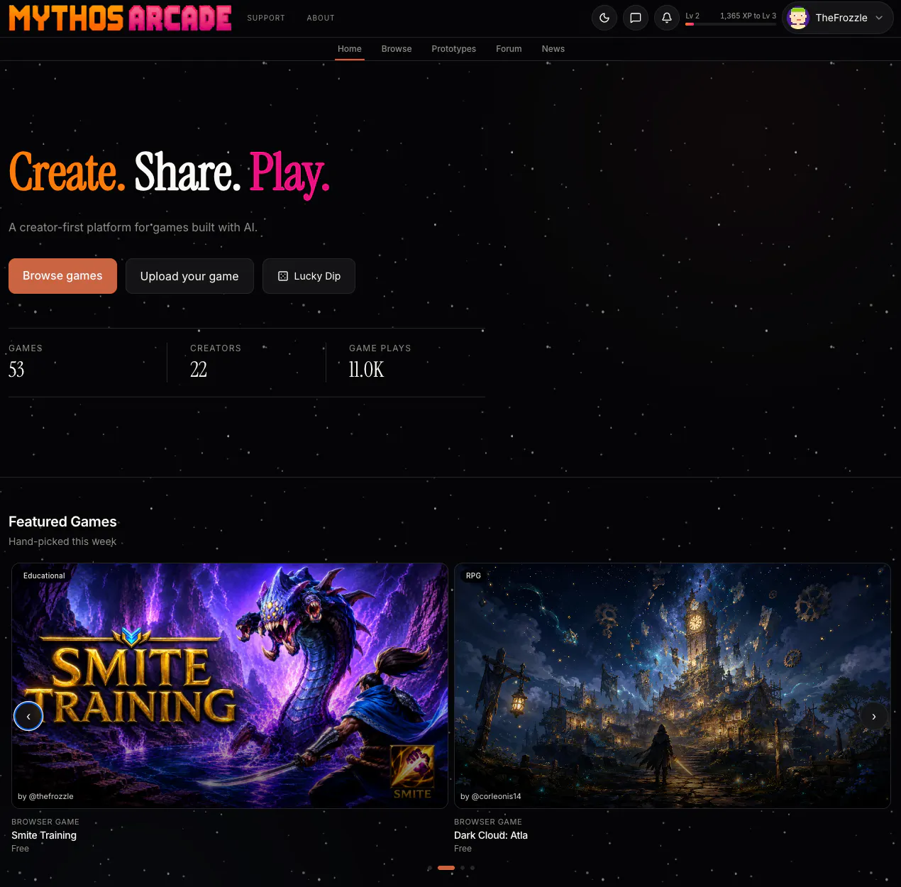 Mythos Arcade gallery image