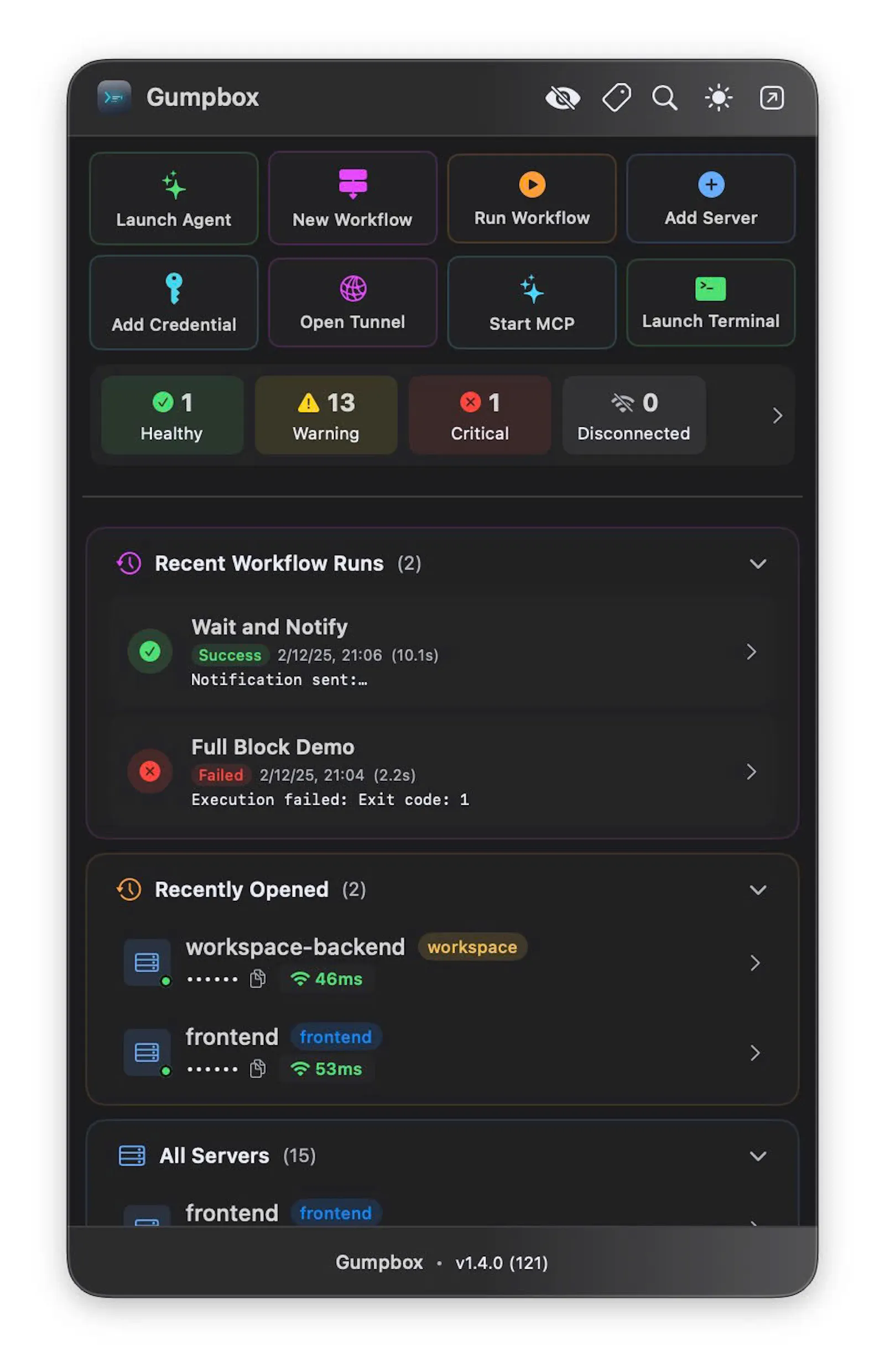 Gumpbox screenshot 2