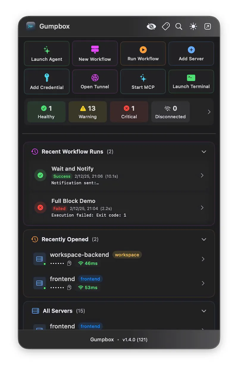 Gumpbox screenshot 2