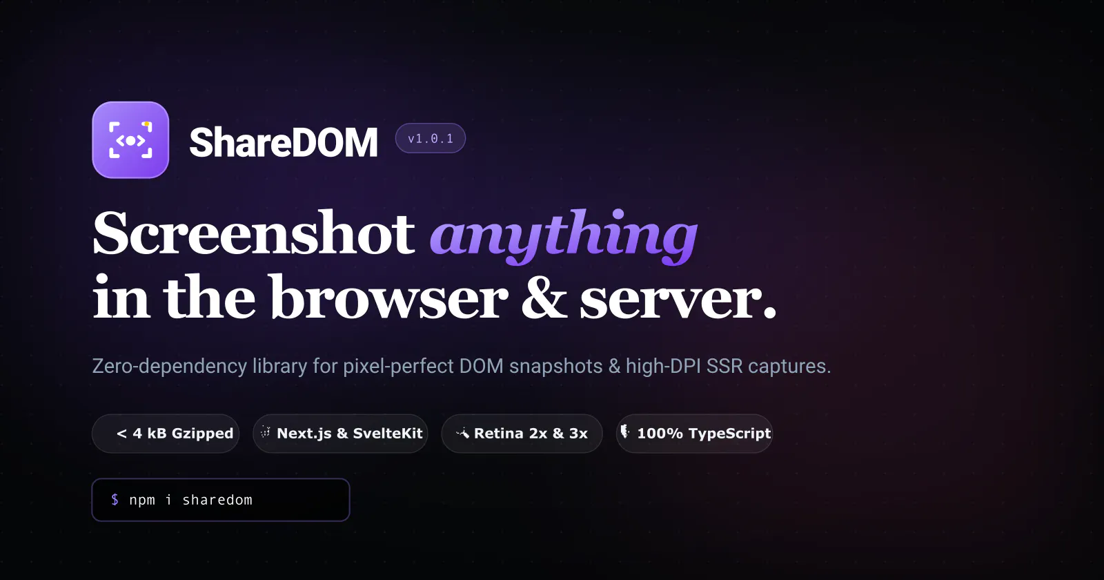 ShareDOM screenshot 2