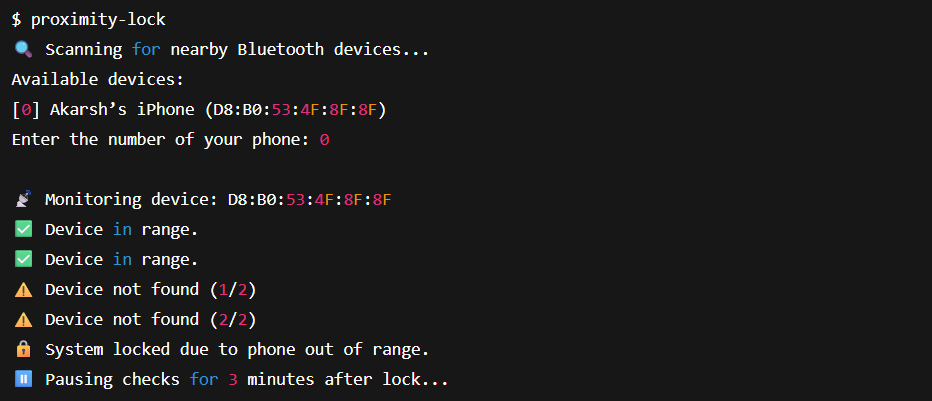 Proximity Lock System gallery image