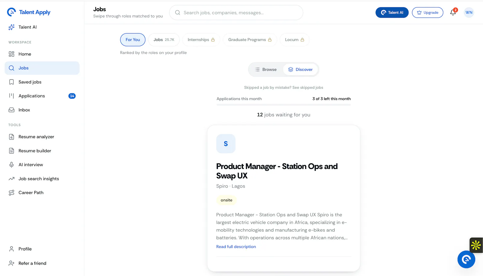 Find Your Next Opportunity · TalentApply screenshot 5