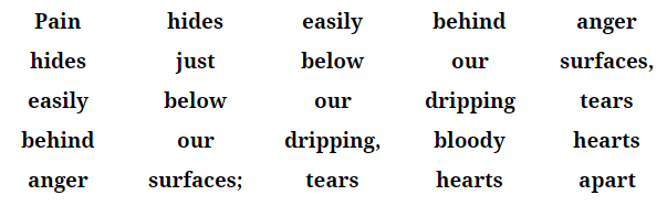 Poesie Grid Helper - Schreiben Sie ein Gedicht, das die gleichen Anweisungen liest Medien 4