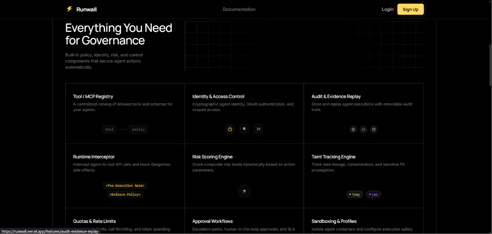 Runwall screenshot 2