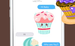 Cupcake Emoji & Stickers for iMessage media 2
