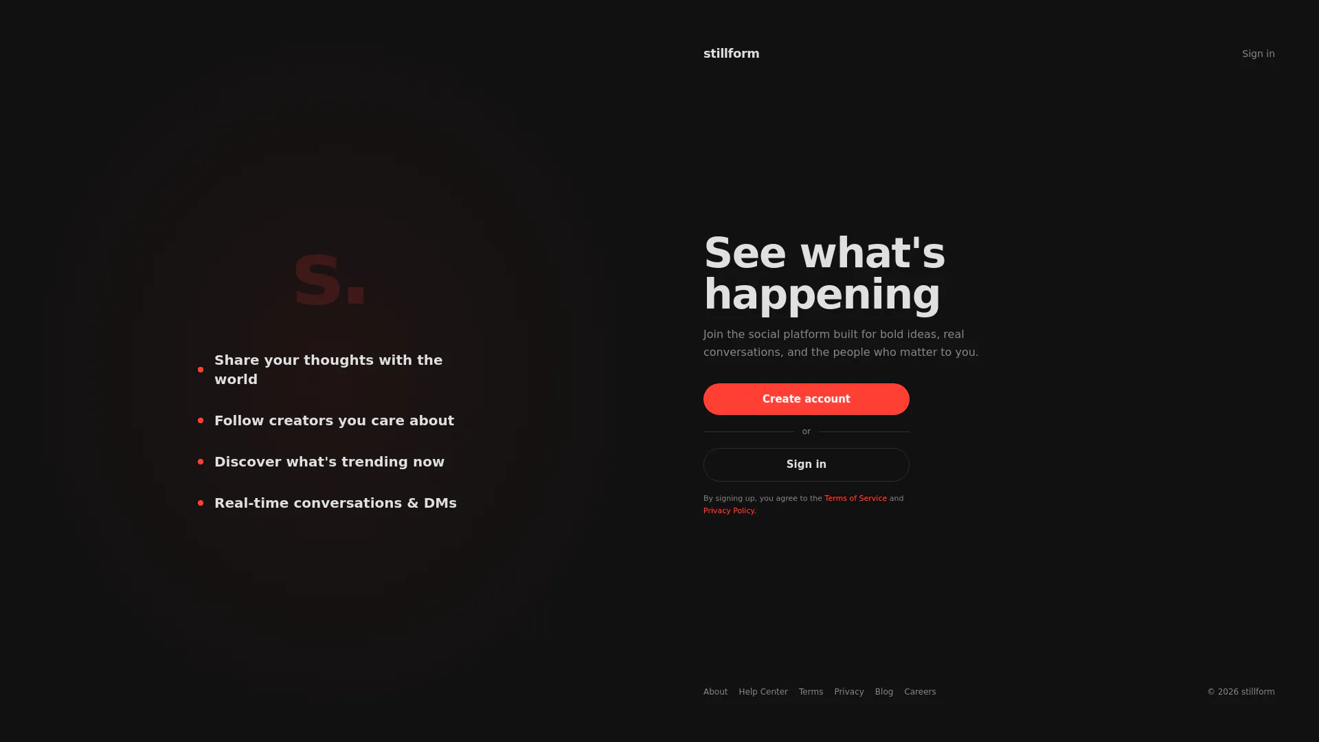 Stillform - Share thoughts to the world gallery image