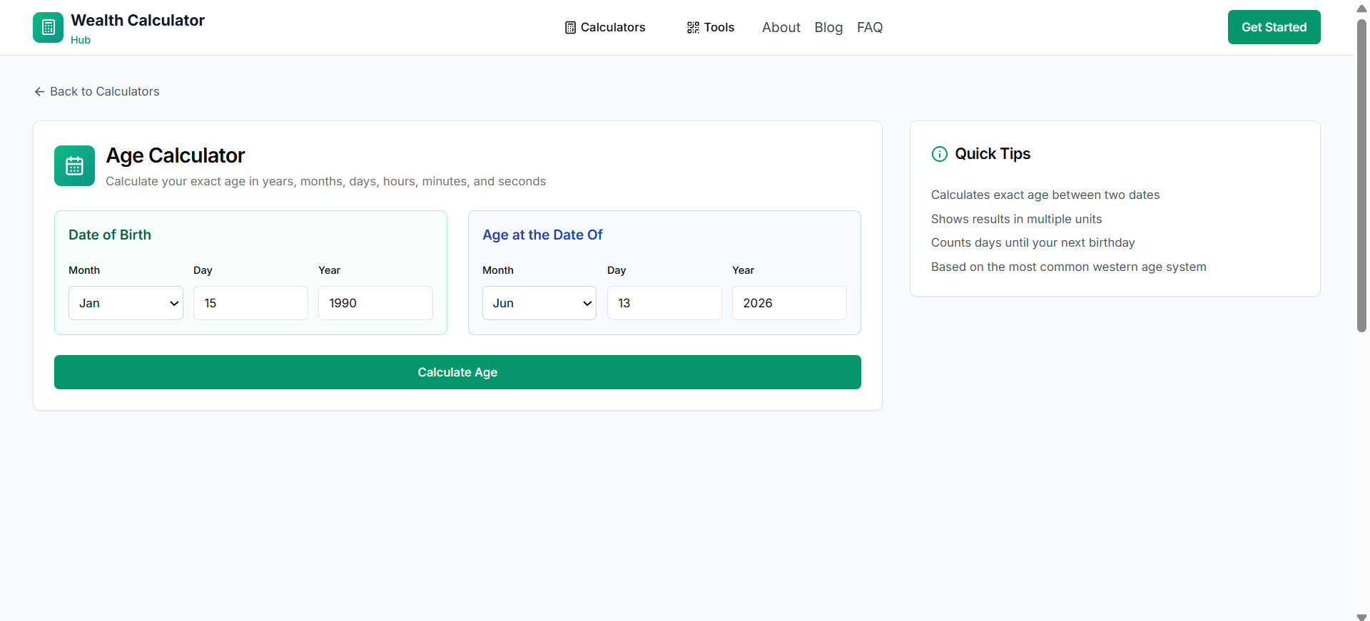 Wealth Calculator Hub gallery image
