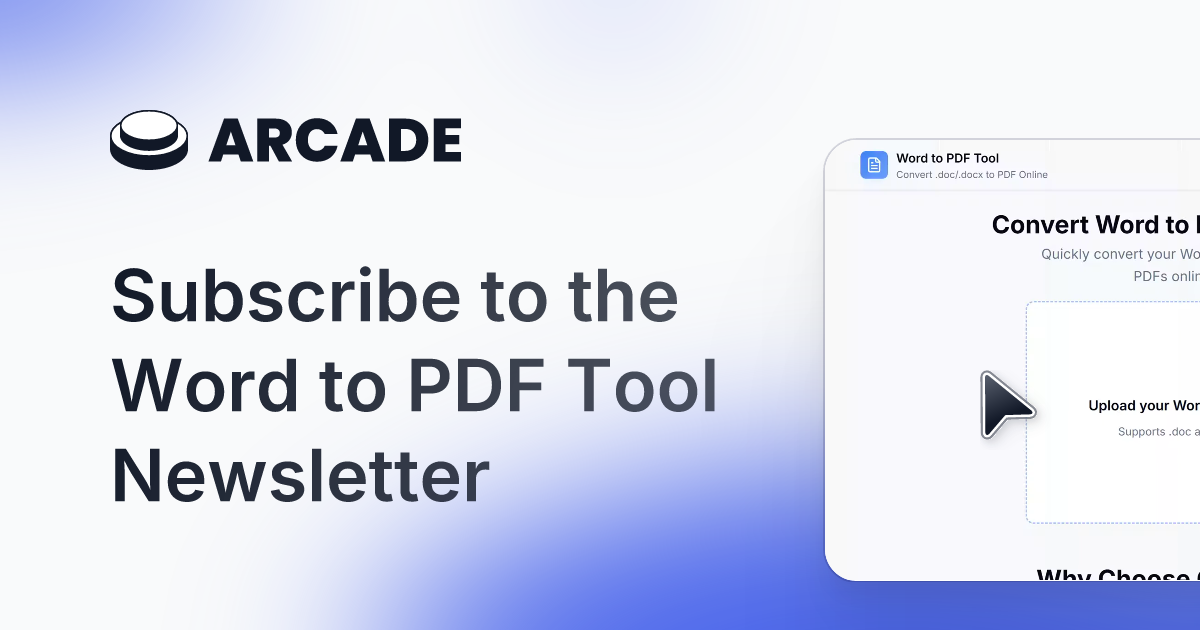 Word to PDF Tool media 1