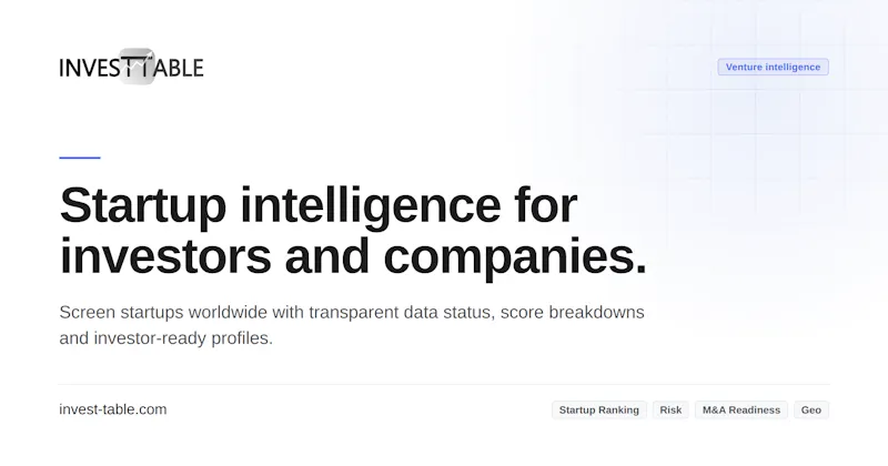 InvesTTable screenshot 1