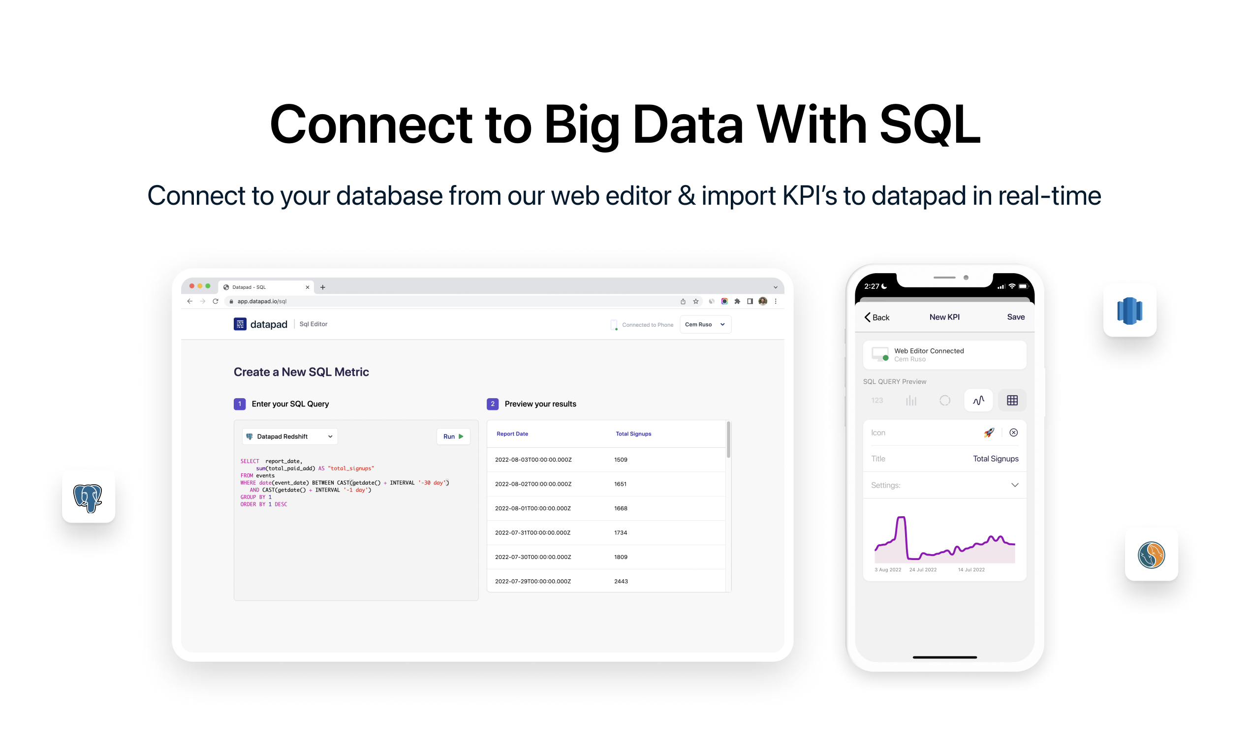 DataPad 2.0 - Conserva tutti i KPI in tasca media 5