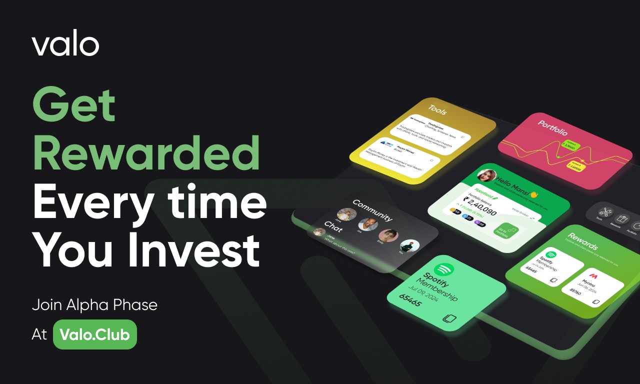 startuptile Valo-Get rewarded everytime you invest