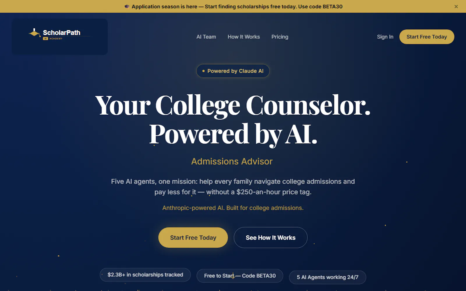 ScholarPath AI screenshot 1