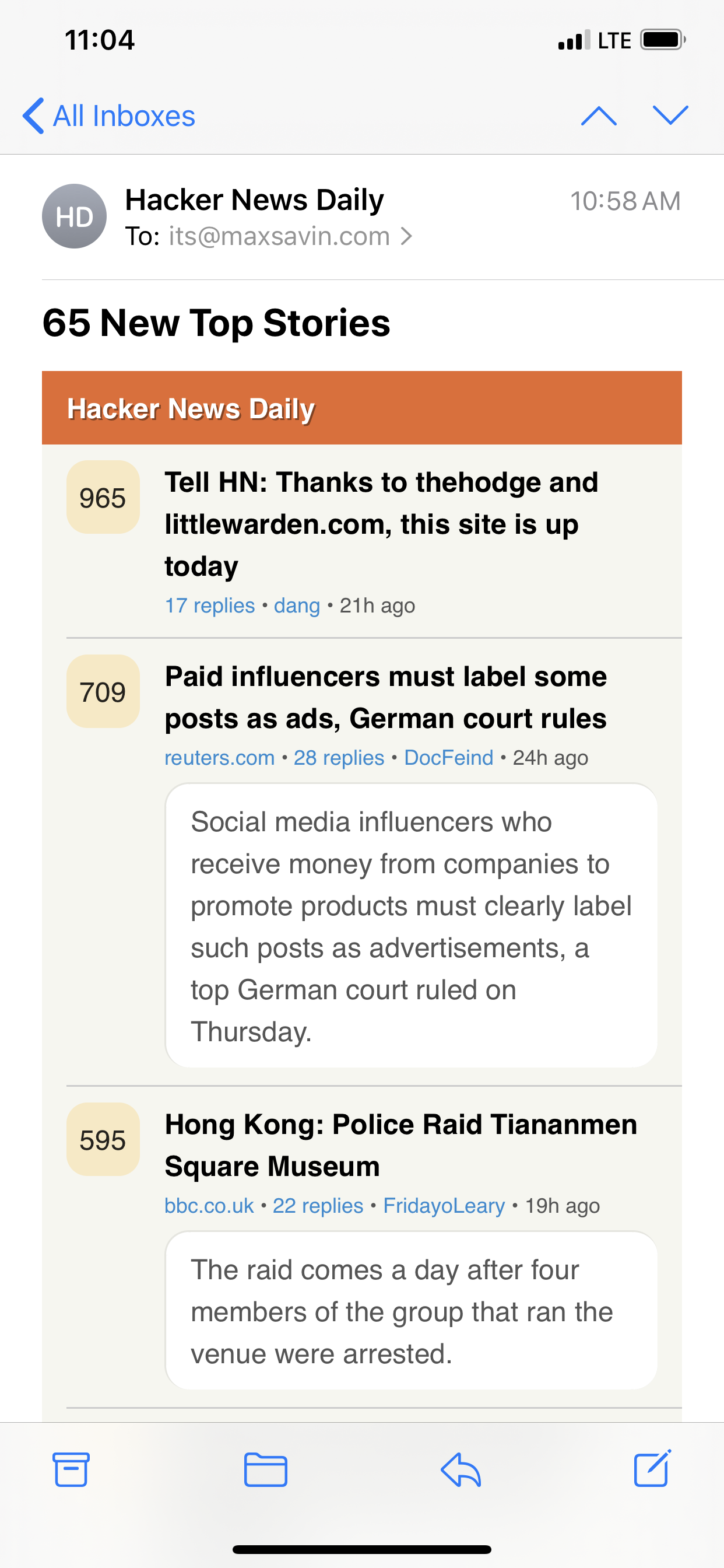 Hacker News Daily gallery image