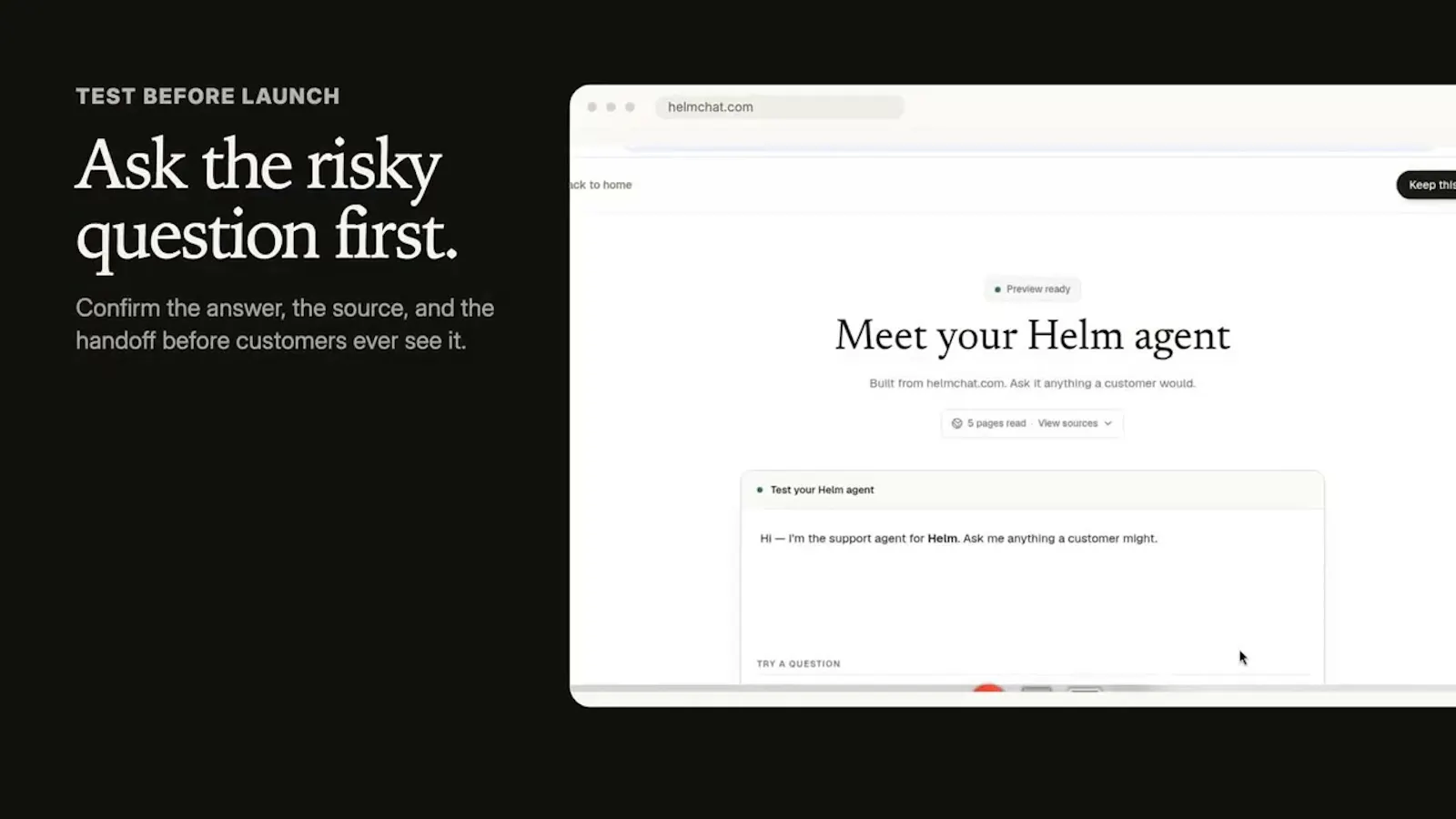 Helm screenshot 1 (video preview)