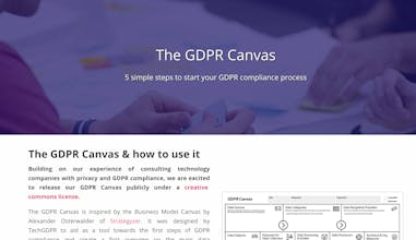 GDPR Canvas (methodology) gallery image