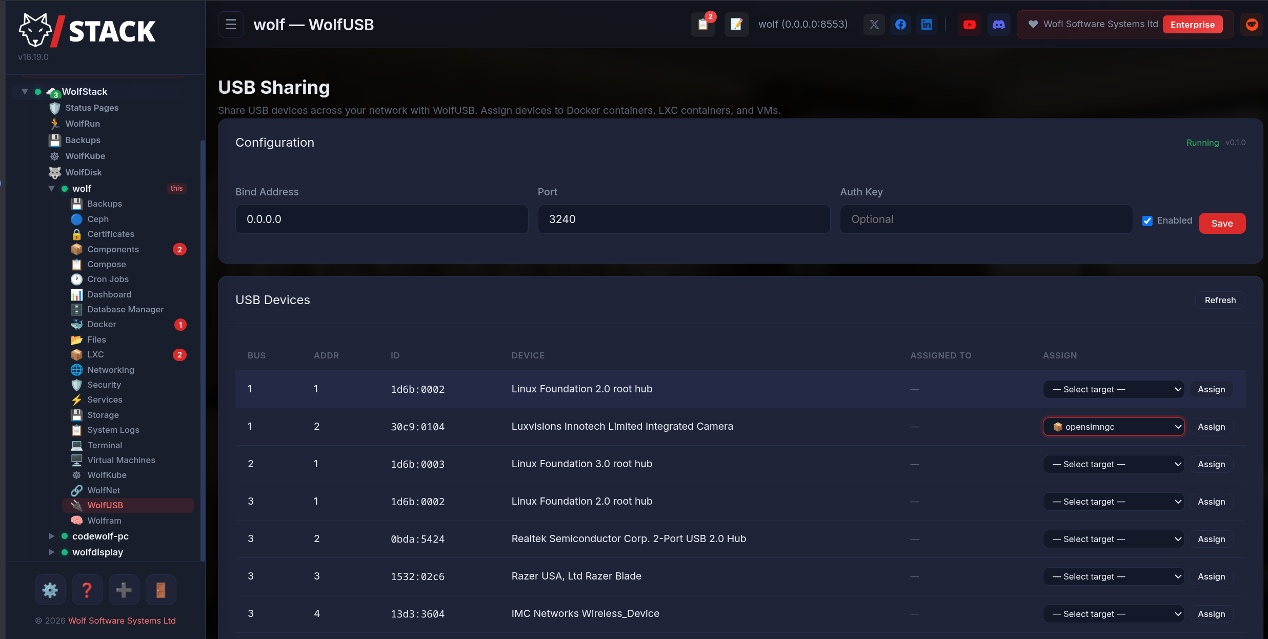 WolfStack gallery image