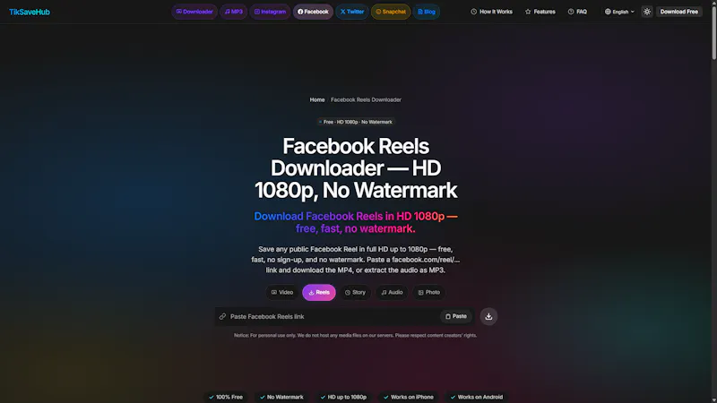 TikSaveHub.com screenshot 7