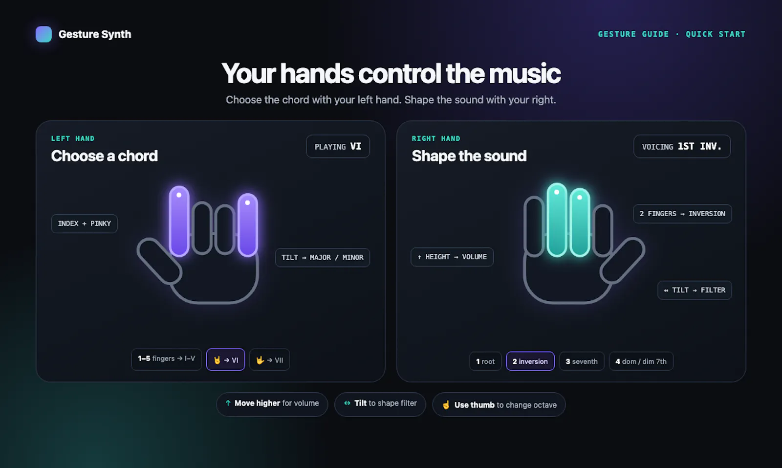 Gesture Synth screenshot 2