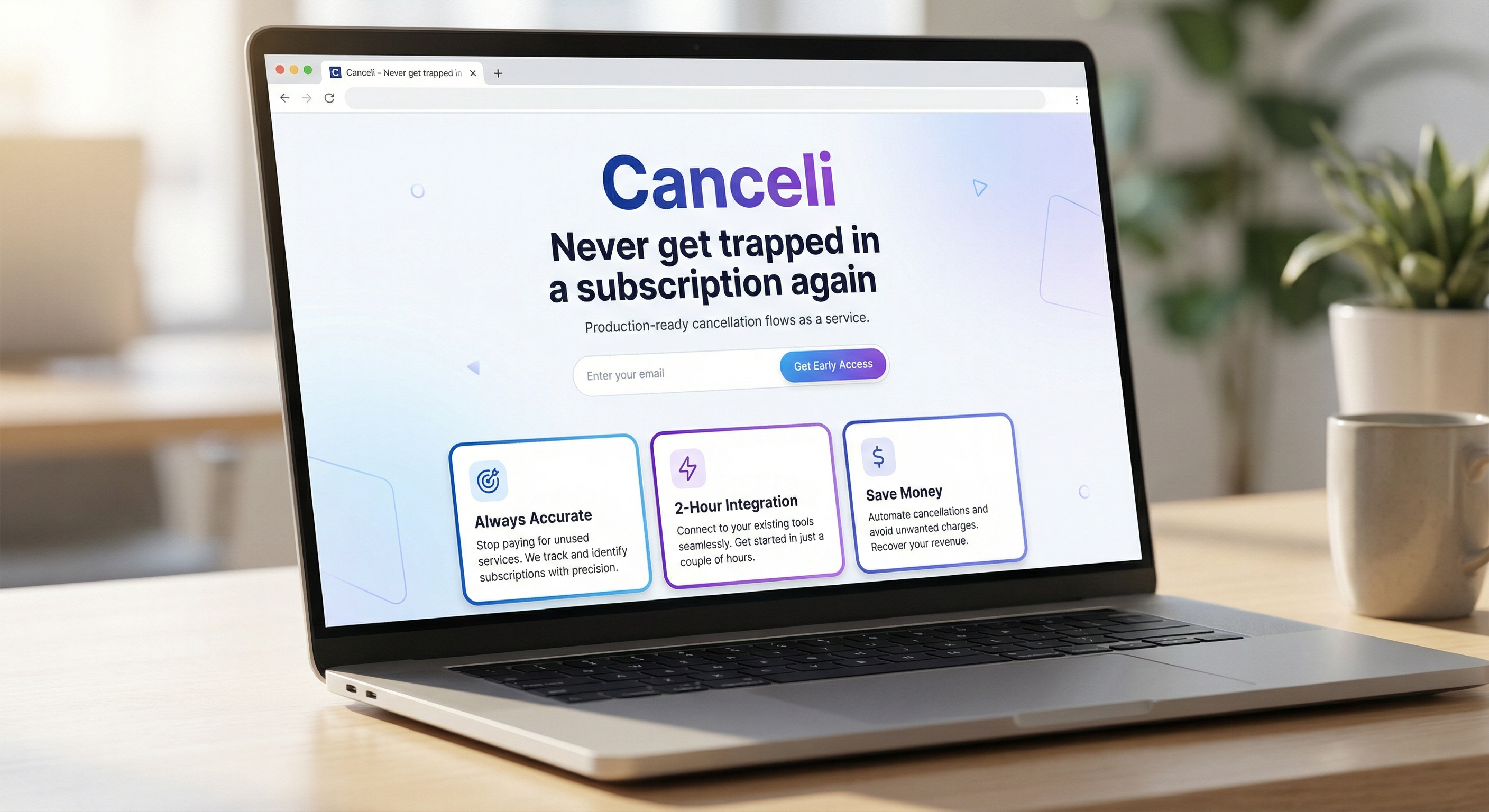 Canceli - Product Hunt launch logo and brand identity