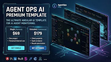 AgentOps - AI Angular Template gallery image