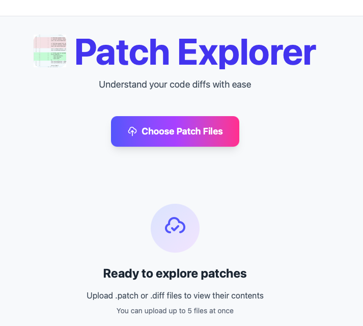 Patch Explorer - Comprendi facilmente il codice multiplo differisce media 1