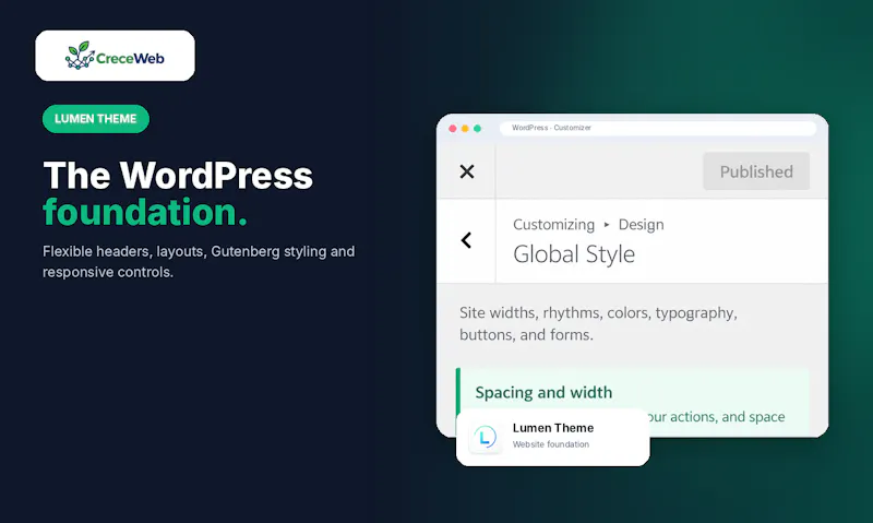 CreceWeb Lumen screenshot 6