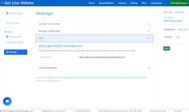 GetLiveWebsite.com gallery image