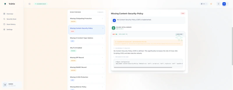 VulnixSec screenshot 4