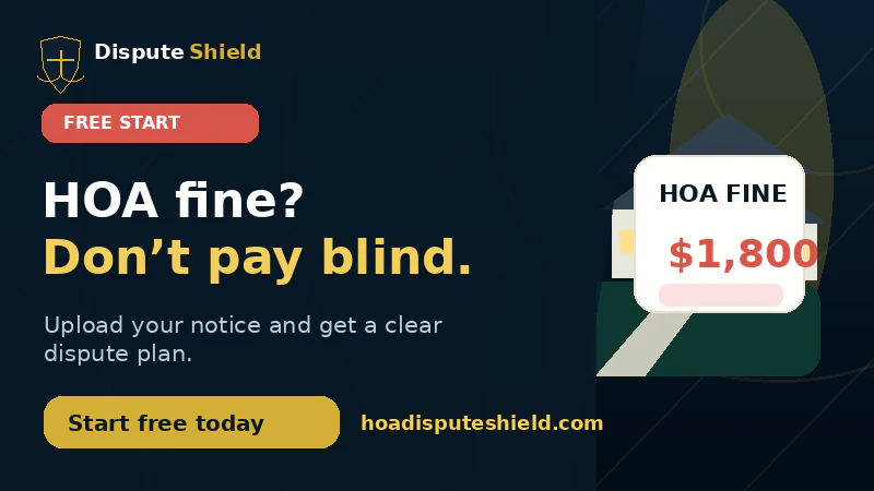 HOA Dispute Shield logo