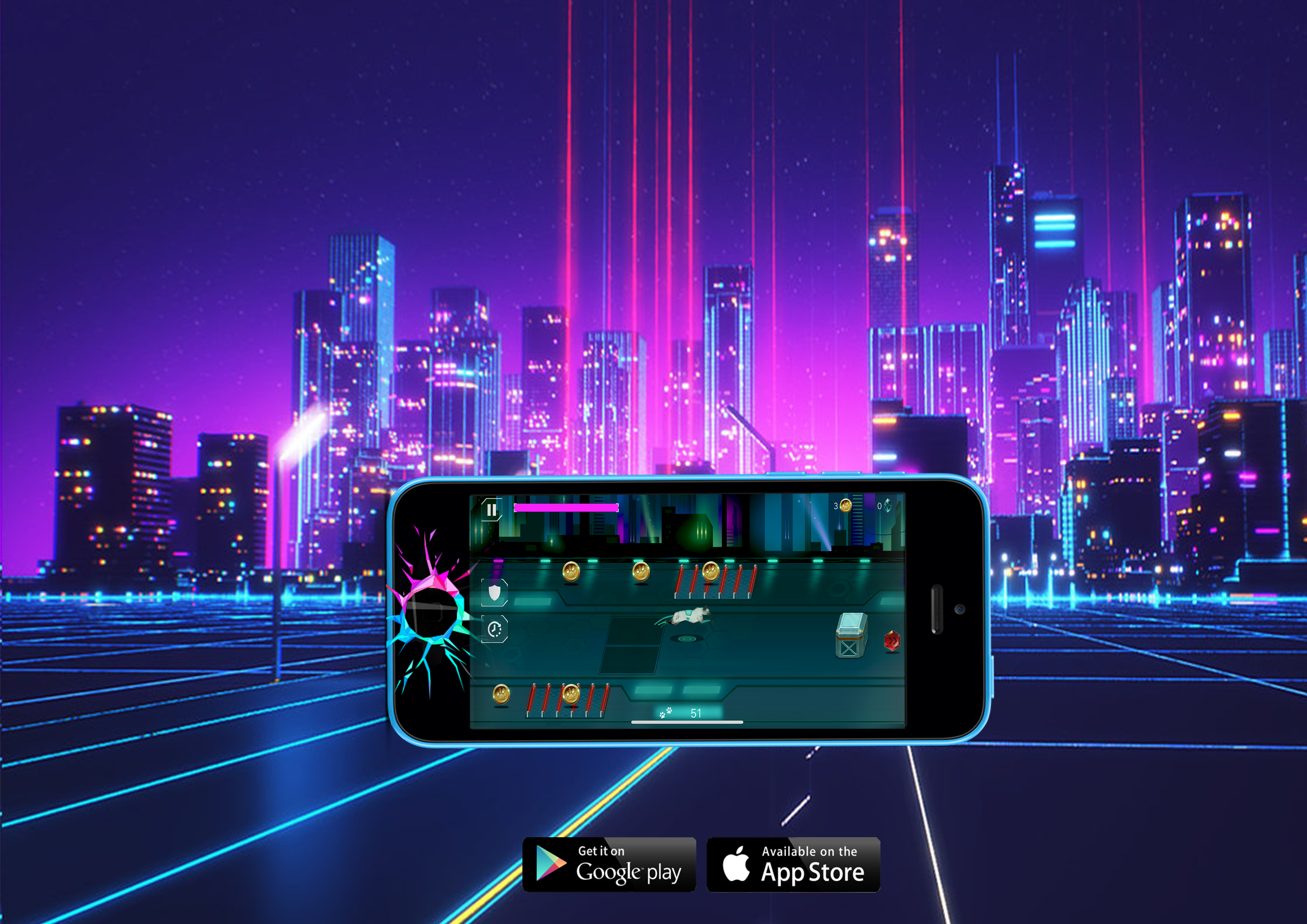 Cybercat Space Runner gallery image