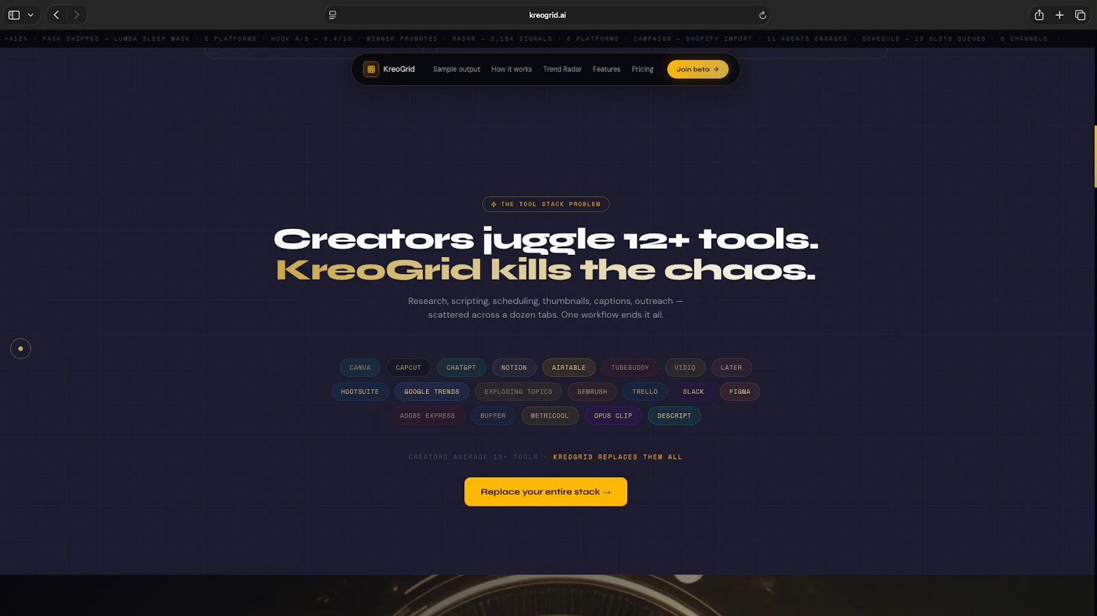 KreoGrid screenshot 2
