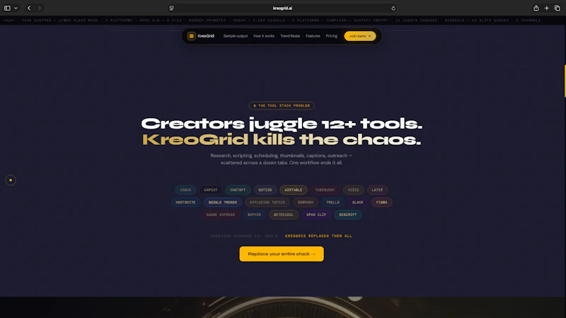 KreoGrid screenshot 2