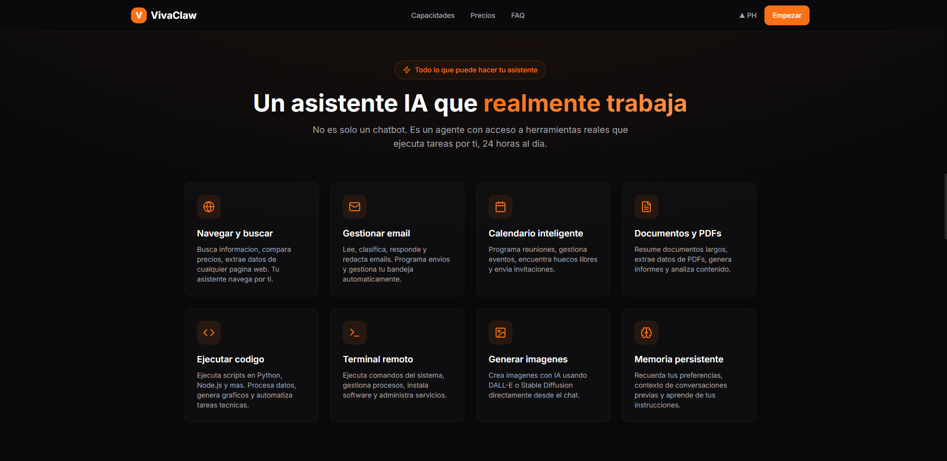 VivaClaw - Screenshot 5 showing product features and functionality