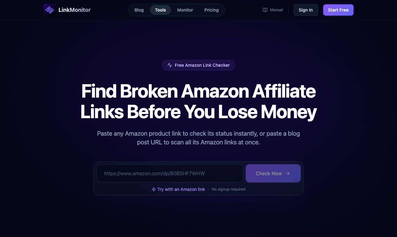 Affiliate Link Monitoring gallery image